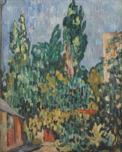 Peinture sur toile de Valtat Louis Jardin A Versailles Ca. 1908 reproduction peinte à la main