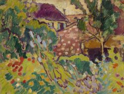 Peinture sur toile de Valtat Louis Jardin De Choisel Ca. 1930 reproduction peinte à la main