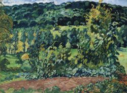 Peinture sur toile de Valtat Louis La Colline A Choisel Ca. 1930 reproduction peinte à la main