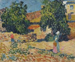 Peinture sur toile de Valtat Louis La Ferme Espange 1896 reproduction peinte à la main