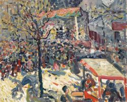 Peinture sur toile de Valtat Louis La Fete 1893 reproduction peinte à la main