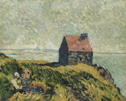 Peinture sur toile de Valtat Louis La Maison Du Douanier 1899 reproduction peinte à la main