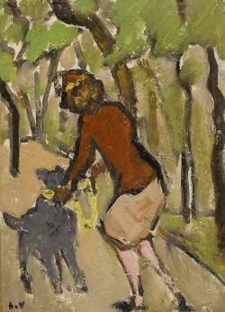 Peinture sur toile de Valtat Louis La Promenade Au Bois 1929 reproduction peinte à la main