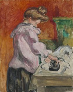 Peinture sur toile de Valtat Louis La Repasseuse Ca. 1908 reproduction peinte à la main