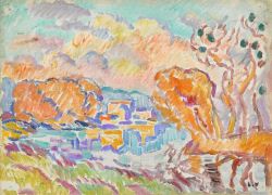 Peinture sur toile de Valtat Louis La Sologne 1918 reproduction peinte à la main