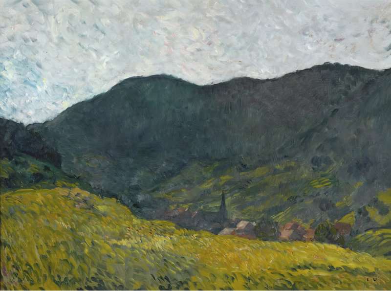 Valtat Louis Le Village Dans La Vallee 1900