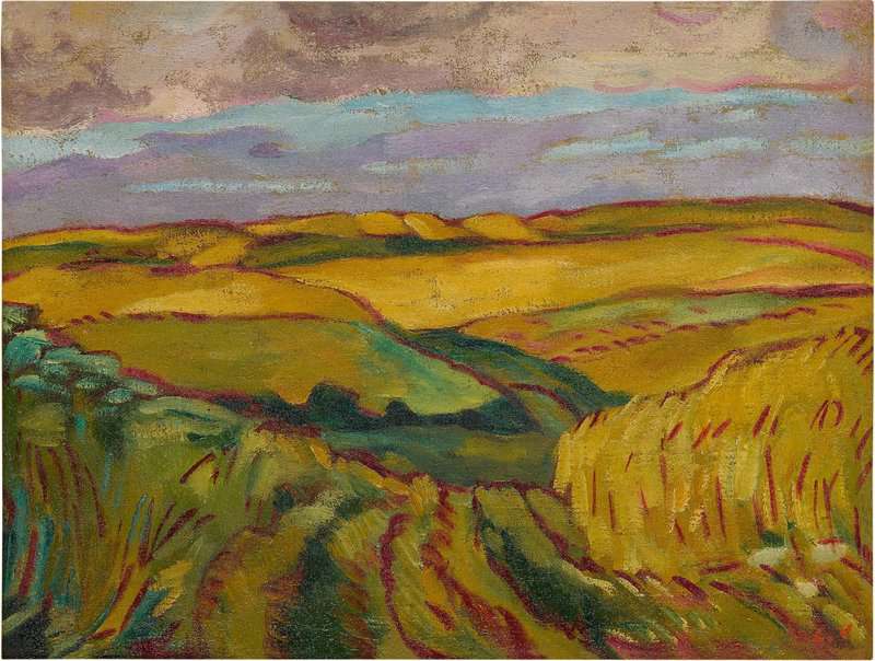 Valtat Louis Les Bles En Normandie Ca. 1917
