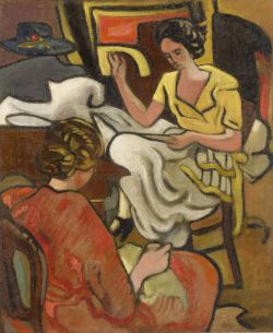 Peinture sur toile de Valtat Louis Les Couturieres reproduction peinte à la main