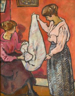 Peinture sur toile de Valtat Louis Les Couturieres 1918 reproduction peinte à la main