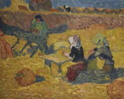 Peinture sur toile de Valtat Louis Les Ecailleres D Hu Tres A Arcachon Ca. 1896 reproduction peinte à la main