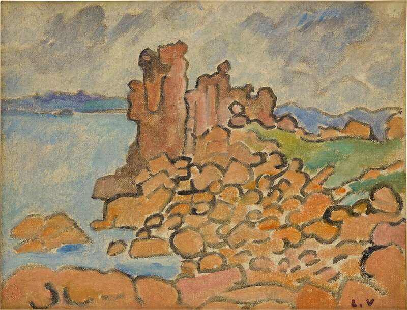 Valtat Louis Les Rochers En Bretagne 1924