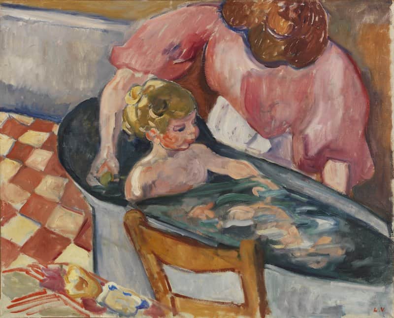 Valtat Louis Madame Valtat Et Son Fils Dans La Baignoire
