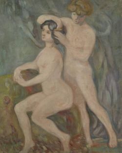 Peinture sur toile de Valtat Louis Nus Se Coiffant Ca. 1900 reproduction peinte à la main