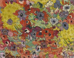 Peinture sur toile de Valtat Louis Parterre De Fleurs Ca. 1906 reproduction peinte à la main