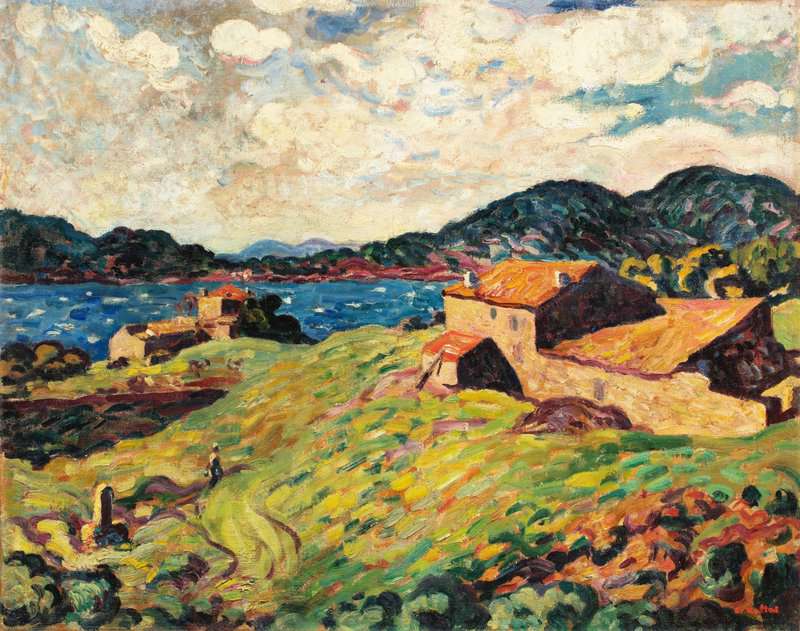 Valtat Louis Paysage Du Midi La Baie D Agay Ca. 1905