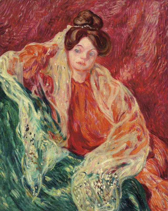 Valtat Louis Portrait De Madame Valtat 1905