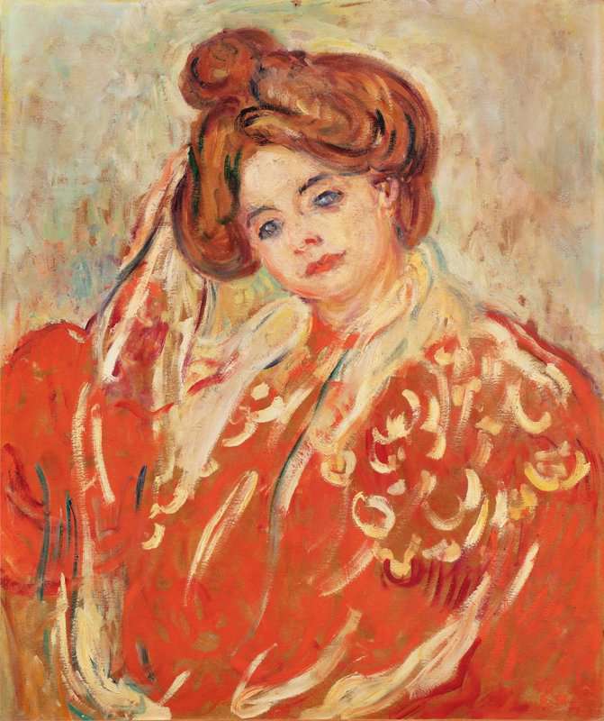 Valtat Louis Suzanne A La Robe Rouge Ca. 1903