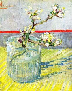 Peinture sur toile de Van Gogh, Branches d'amandier reproduction peinte à la main