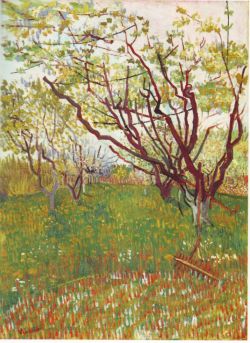 Peinture sur toile de Van Gogh, Cerisier reproduction peinte à la main