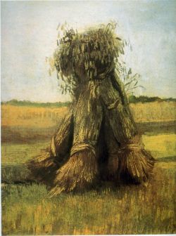 Peinture sur toile de Van Gogh, Gerbes de blé reproduction peinte à la main