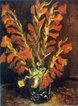 Peinture sur toile de Van Gogh, Glaïeul reproduction peinte à la main