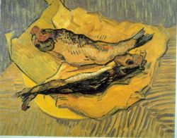 Peinture sur toile de Van Gogh, Hareng saur reproduction peinte à la main