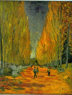 Peinture sur toile de Van Gogh, Les Alyscamps reproduction peinte à la main
