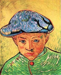 Peinture sur toile de Van Gogh, Portrait de Camille Roulin reproduction peinte à la main