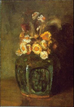 Peinture sur toile de Van Gogh, Pot de gingembre reproduction peinte à la main