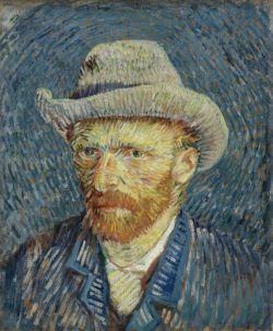 Peinture sur toile de Van Gogh Self-portrait With Grey Felt Hat reproduction peinte à la main