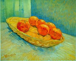 Peinture sur toile de Van Gogh, Six Oranges reproduction peinte à la main