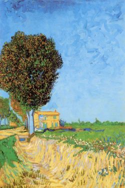Peinture sur toile de Van Gogh, Un chemin vers Arles reproduction peinte à la main