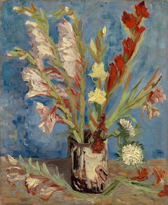 Van Gogh, Vase With Gladioli And Chinese Asters August-september 1886