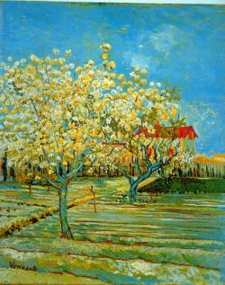Peinture sur toile de Van Gogh, Verger reproduction peinte à la main