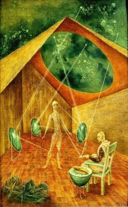 Peinture sur toile de Varo Remedios Creation With Astral Rays reproduction peinte à la main