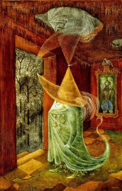 Peinture sur toile de Varo Remedios Le Marquis De La Contre-groupe reproduction peinte à la main