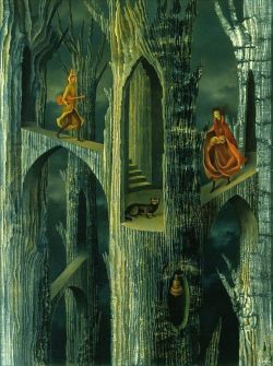 Peinture sur toile de Varo Remedios Plant Architecture reproduction peinte à la main