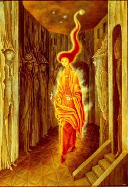 Peinture sur toile de Varo Remedios The Call reproduction peinte à la main