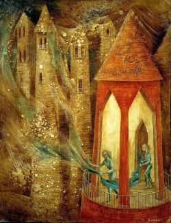 Peinture sur toile de Varo Remedios The Task reproduction peinte à la main