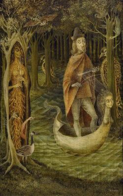 Peinture sur toile de Varo Remedios Troubadour reproduction peinte à la main