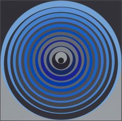Peinture sur toile de Vasarely Oerveng I 1970 reproduction peinte à la main