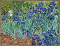 Peinture sur toile de Vincent van Gogh,  Iris reproduction peinte à la main