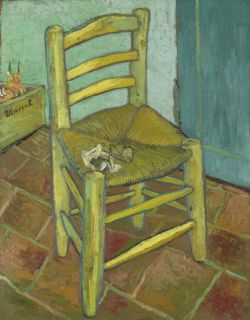 Peinture sur toile de Vincent van Gogh, La Chaise de Vincent reproduction peinte à la main