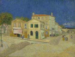 Peinture sur toile de Vincent van Gogh, La maison jaune reproduction peinte à la main