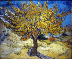 Peinture sur toile de Vincent van Gogh, Le mûrier à l'automne reproduction peinte à la main