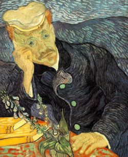Peinture sur toile de Vincent van Gogh, Portrait du Docteur Gachet reproduction peinte à la main