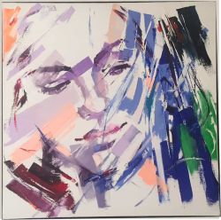 Peinture sur toile de Visage reproduction peinte à la main