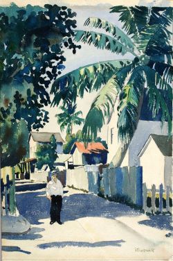 Walton Blodgett Lonesome Alley 1936 reproduction peinte à la main