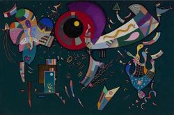 Peinture sur toile de Wassily Kandinsky Around The Circle 1940 reproduction peinte à la main