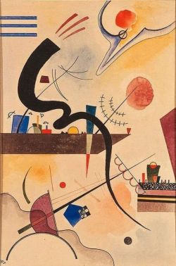 Peinture sur toile de Wassily Kandinsky Calm Bend 1924 reproduction peinte à la main